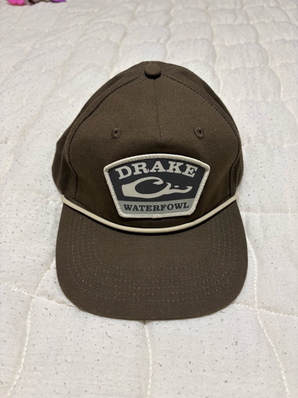 Drake Waterfowl Brown Rope-Trim Cap